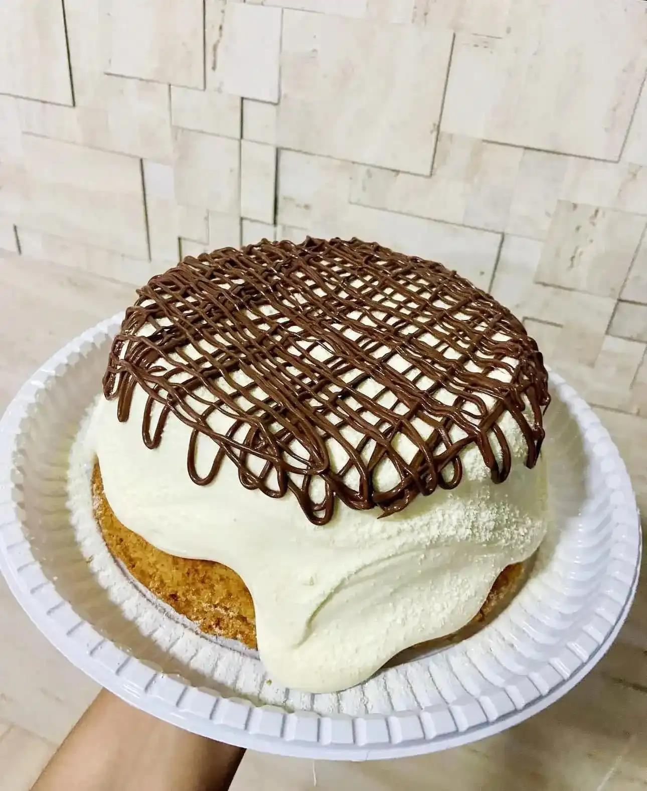 Bolo Vulcão de Ninho com Nutella